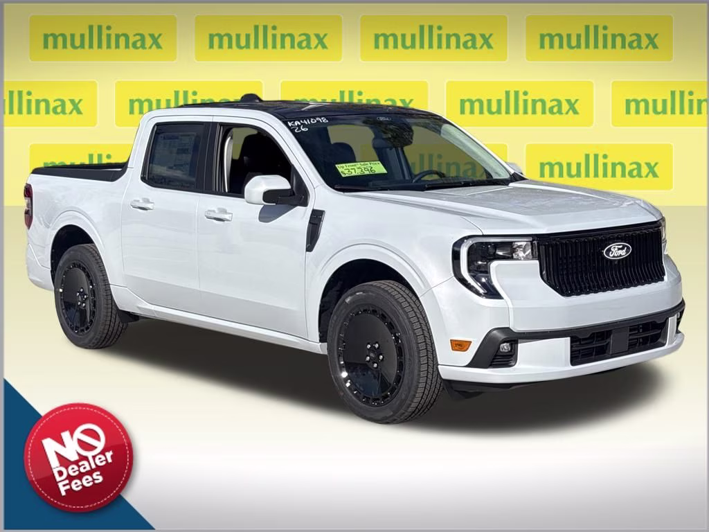 2026 Space White Metallic Ford Maverick Lobo Standard AWD Truck