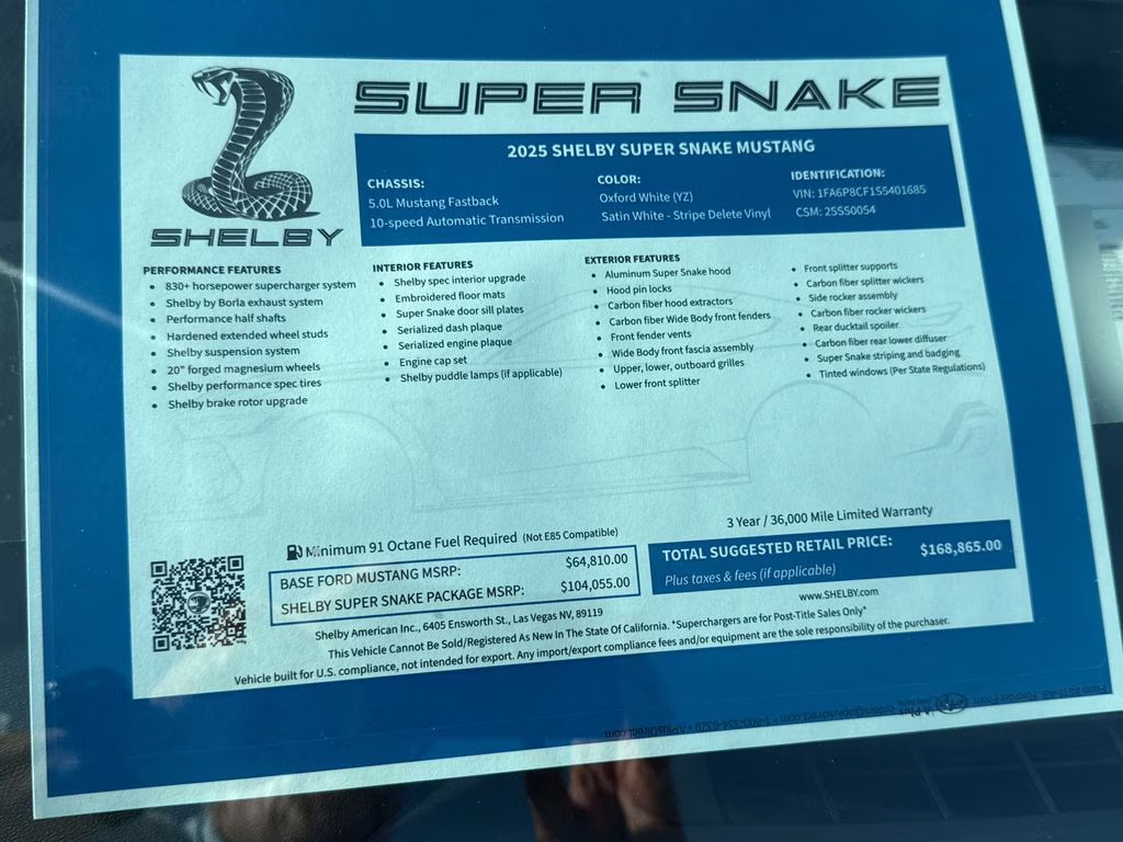 2025 Oxford White Ford Mustang GT Premium RWD Coupe