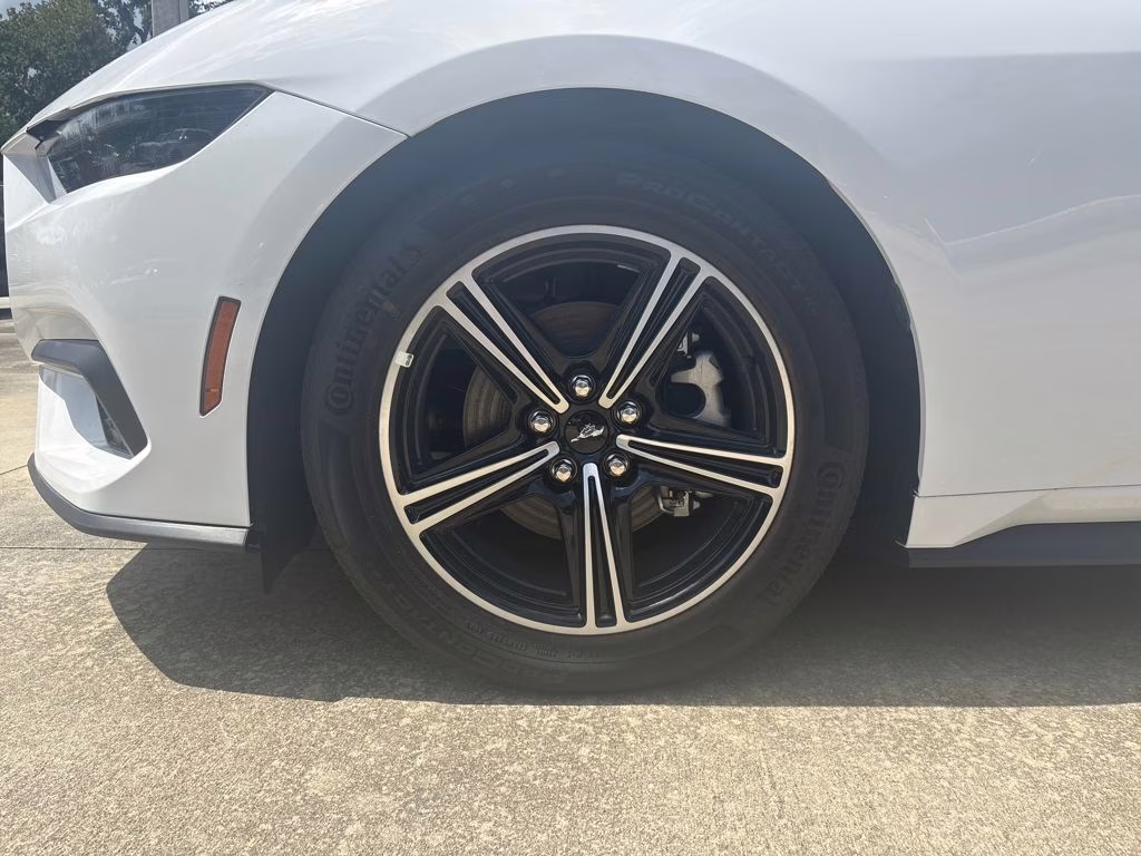 2025 Oxford White Ford Mustang EcoBoost RWD Coupe