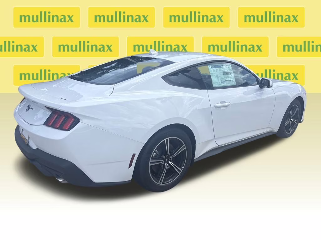 2025 Oxford White Ford Mustang EcoBoost RWD Coupe