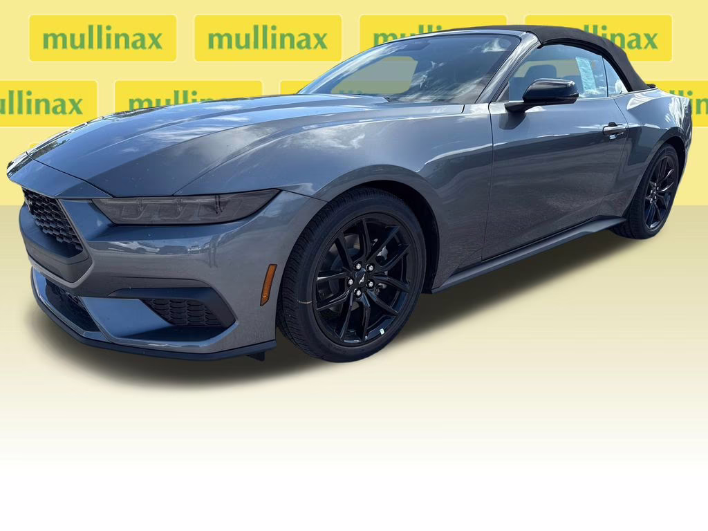 2025 Carbonized Gray Metallic Ford Mustang EcoBoost Premium RWD Convertible