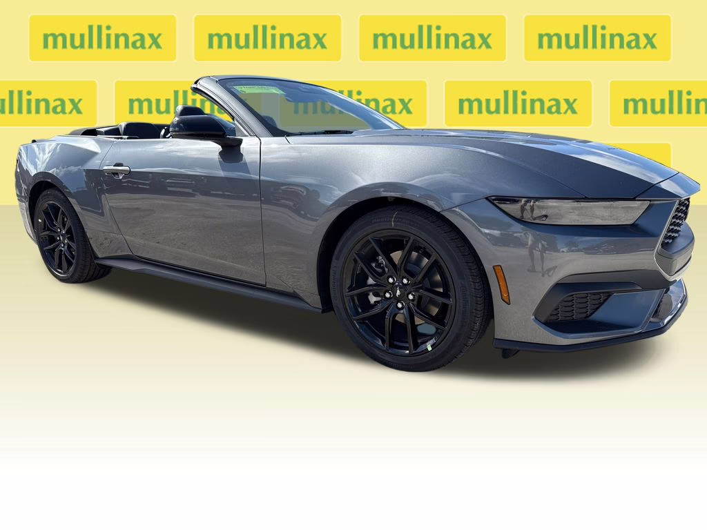 2025 Carbonized Gray Metallic Ford Mustang EcoBoost Premium RWD Convertible