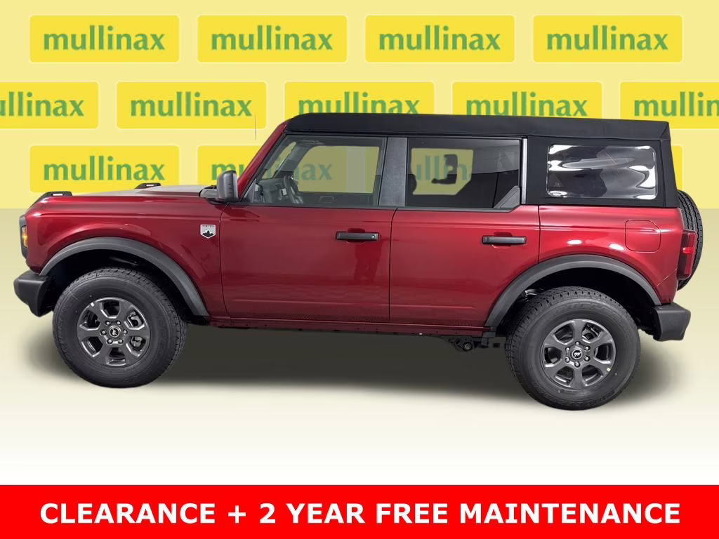 2025 Ruby Red Metallic Tinted Clearcoat Ford Bronco Big Bend 4X4 SUV
