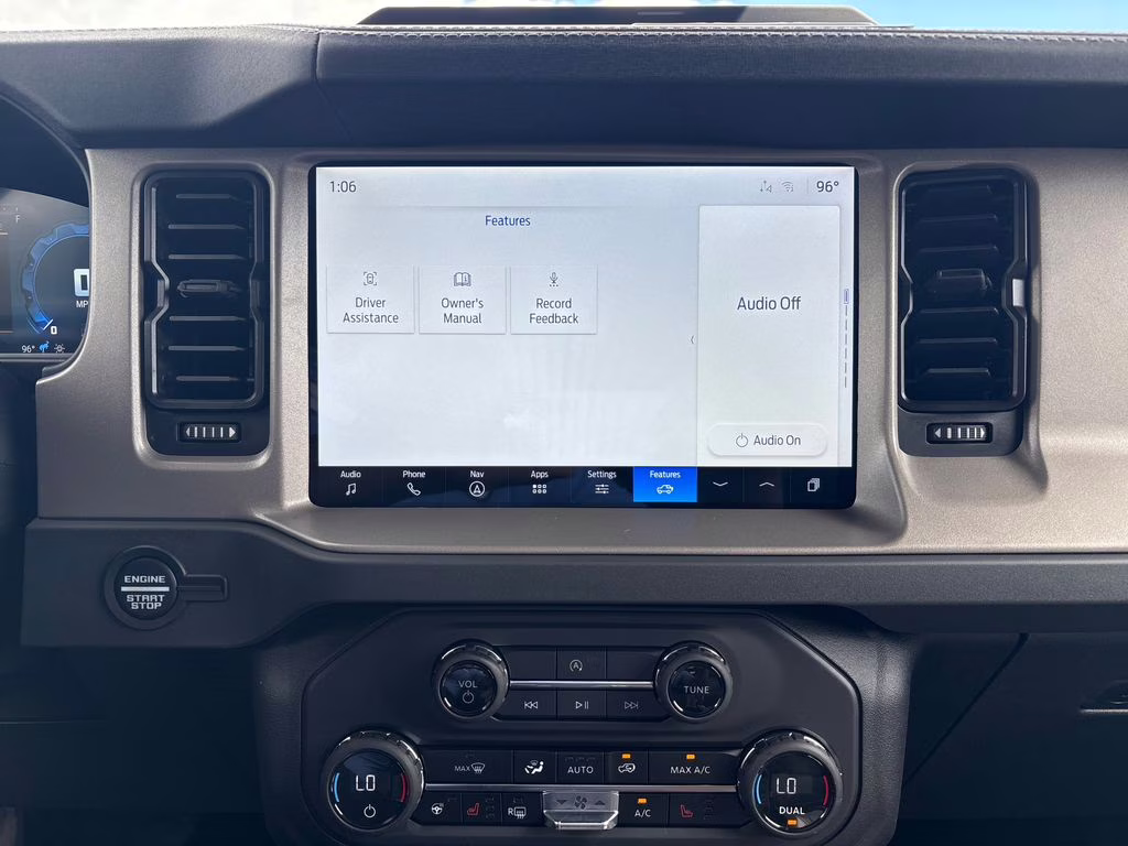 2025 Azure Gray Metallic Tri-Coat Ford Bronco Outer Banks 4X4 SUV