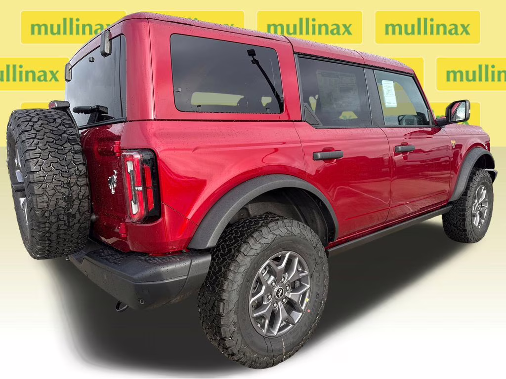 2025 Ruby Red Metallic Tinted Clearcoat Ford Bronco Badlands 4X4 SUV