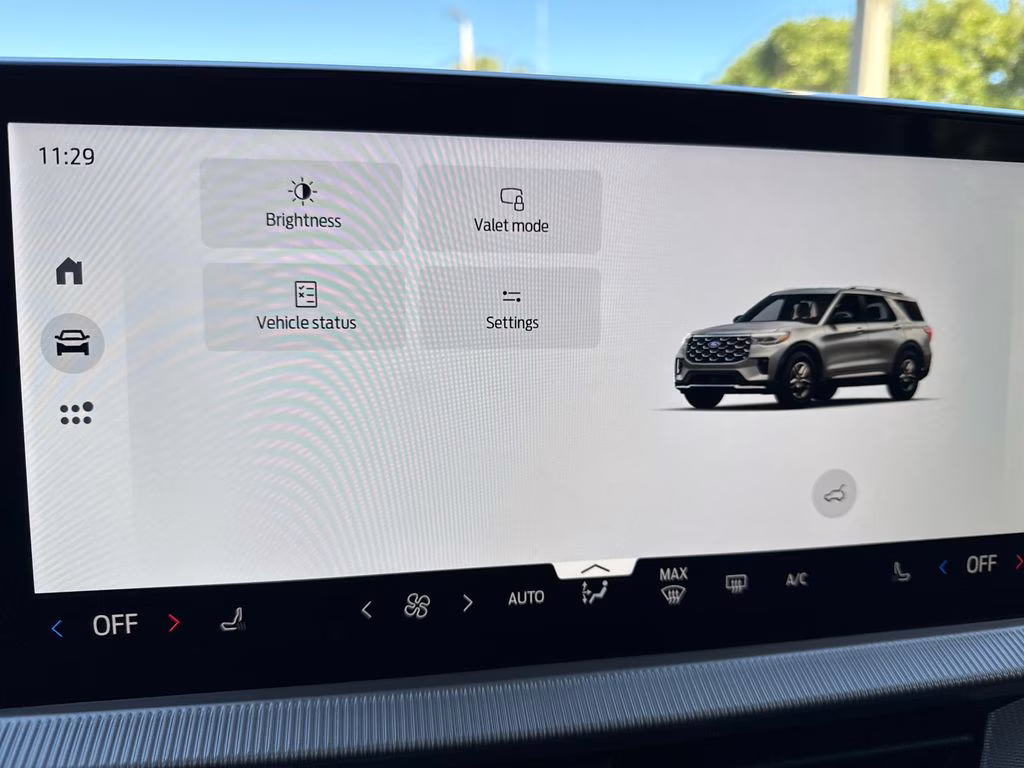 2026 Star White Metallic Tri-Coat Ford Explorer Active RWD SUV