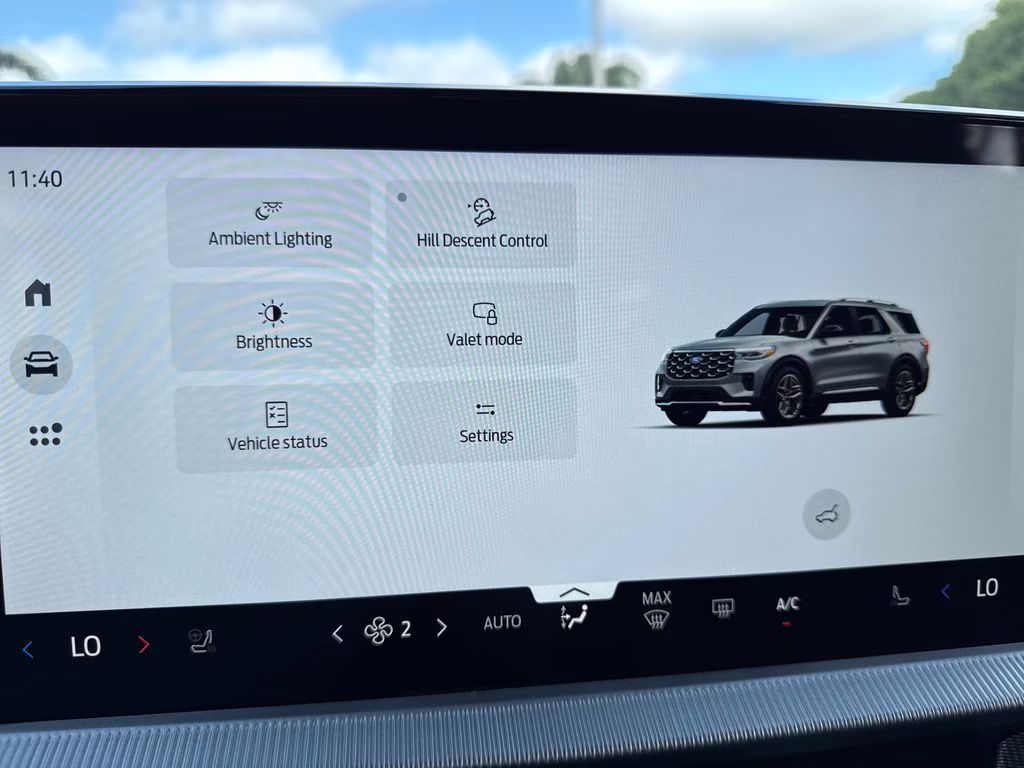 2026 Space Silver Ford Explorer ST RWD SUV