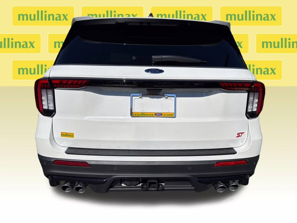 2026 Star White Metallic Tri-Coat Ford Explorer ST RWD SUV