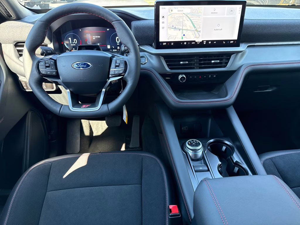 2026 Star White Metallic Tri-Coat Ford Explorer ST RWD SUV