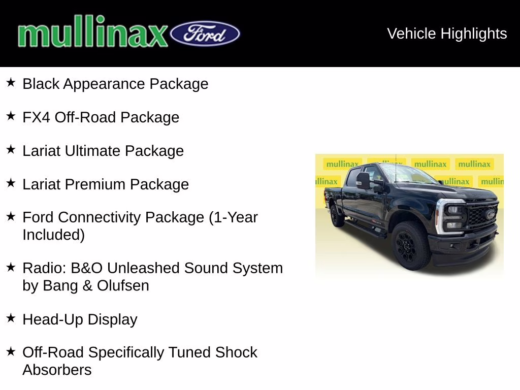2026 Agate Black Ford Super Duty F-250 SRW Lariat 4X4 Truck