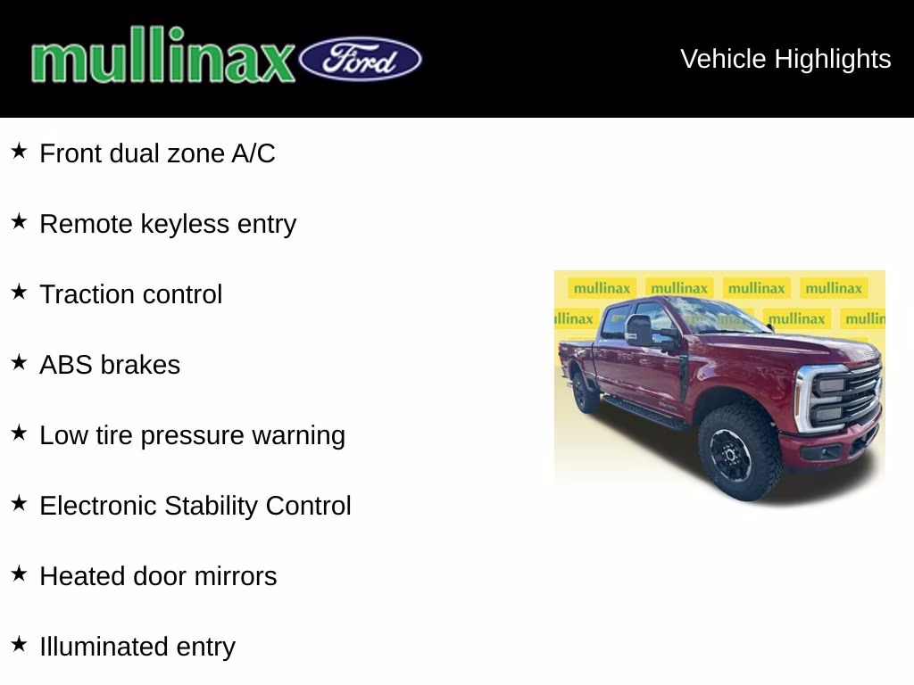 2026 Ruby Red Metallic Tinted Clearcoat Ford Super Duty F-250 SRW Platinum 4X4 Truck