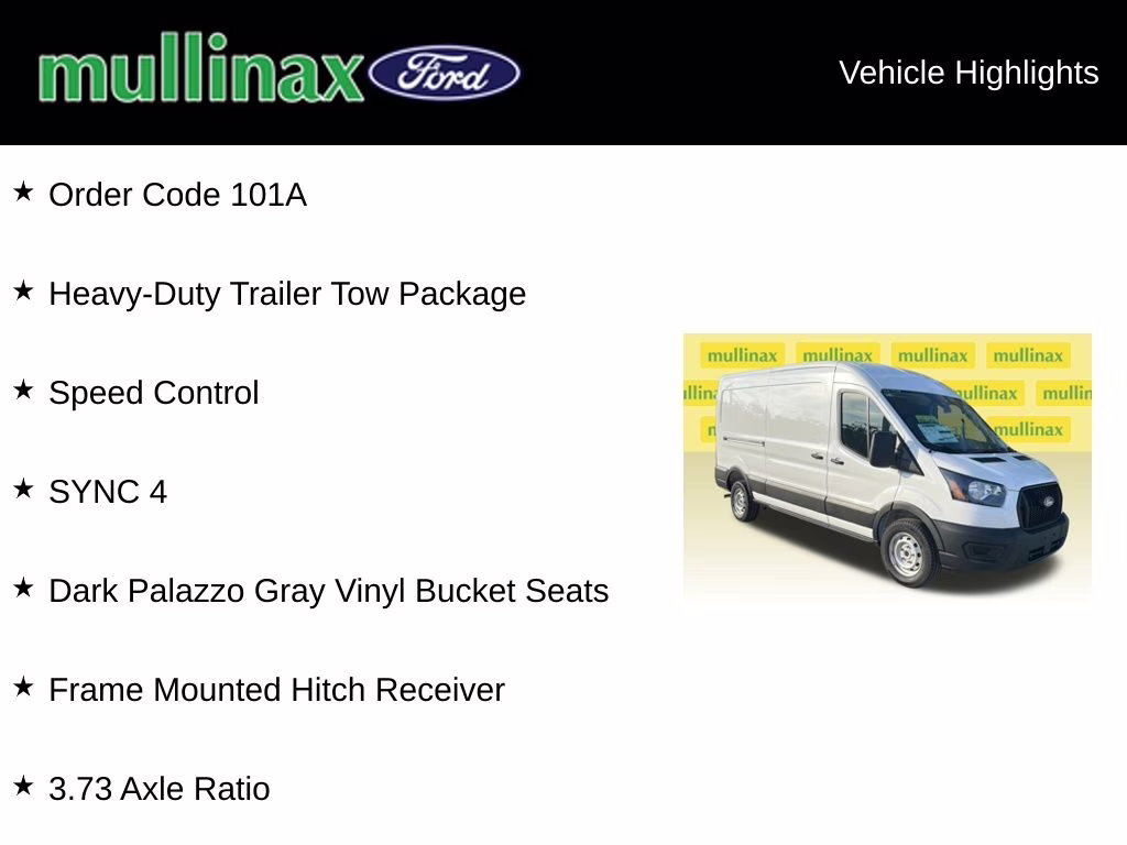 2026 Oxford White Ford Transit-250 Base RWD Van