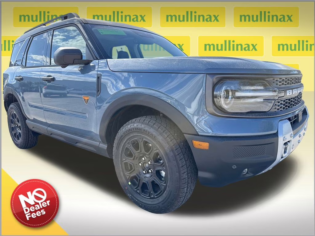 2026 Azure Gray Metallic Tri-Coat Ford Bronco Sport Badlands 4X4 SUV