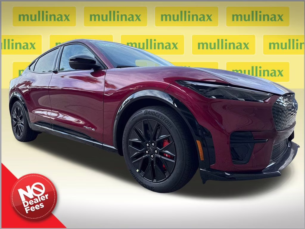 2025 Molten Magenta Metallic Tinted Clearcoat Ford Mustang Mach-E Premium AWD SUV