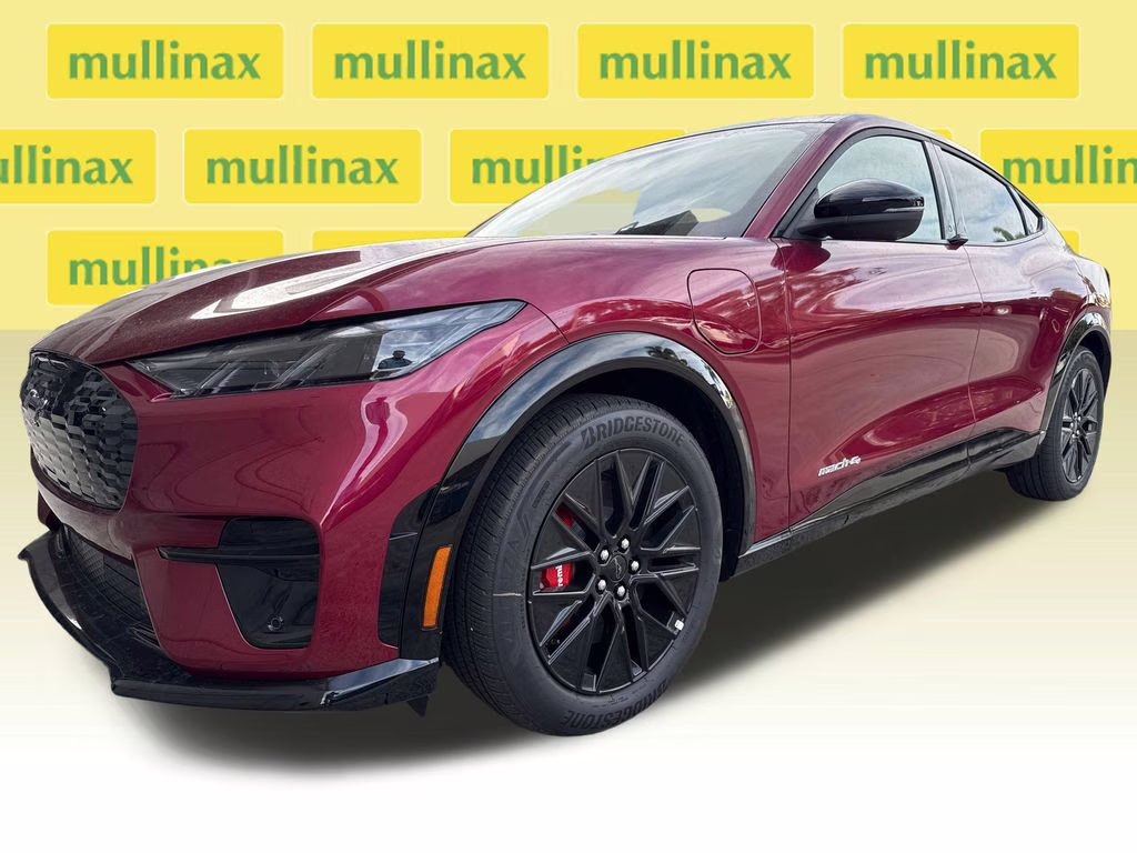 2025 Molten Magenta Metallic Tinted Clearcoat Ford Mustang Mach-E Premium AWD SUV