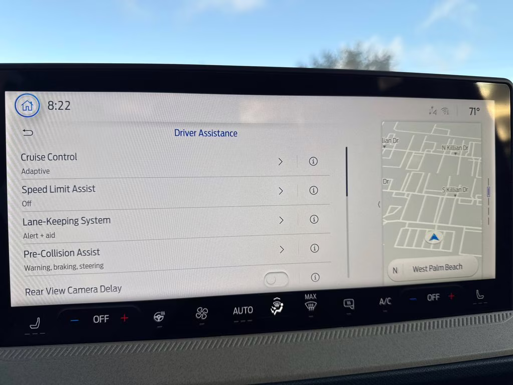 2026 Azure Gray Metallic Tri-Coat Ford Maverick Lariat AWD Truck