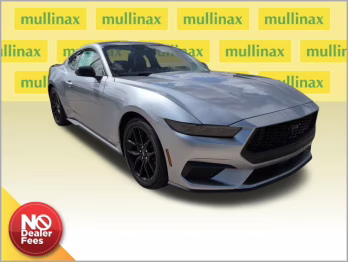 2025 Silver Metallic Ford Mustang EcoBoost RWD Coupe