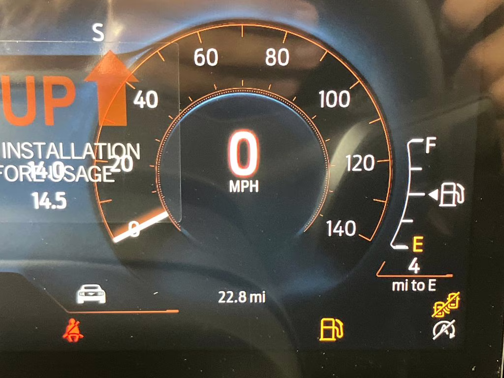 2026 Orange Ford Mustang EcoBoost RWD Coupe