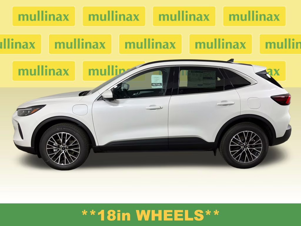 2026 Star White Metallic Tri-Coat Ford Escape Plug-In Hybrid Base FWD SUV