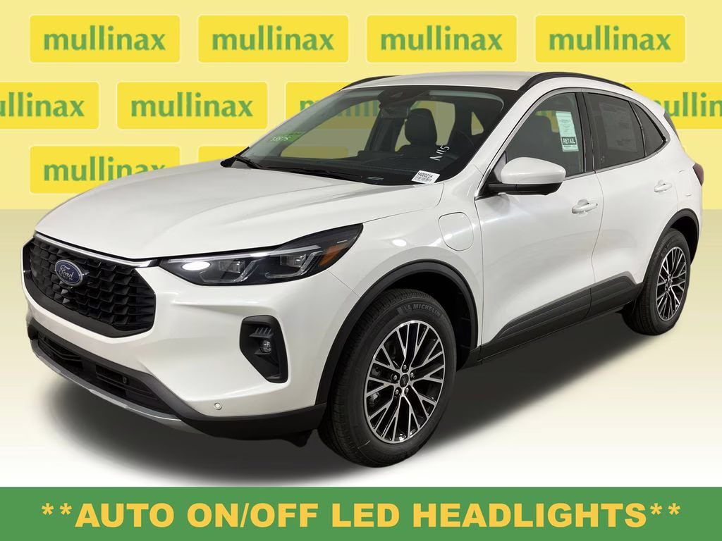 2026 Star White Metallic Tri-Coat Ford Escape Plug-In Hybrid Base FWD SUV
