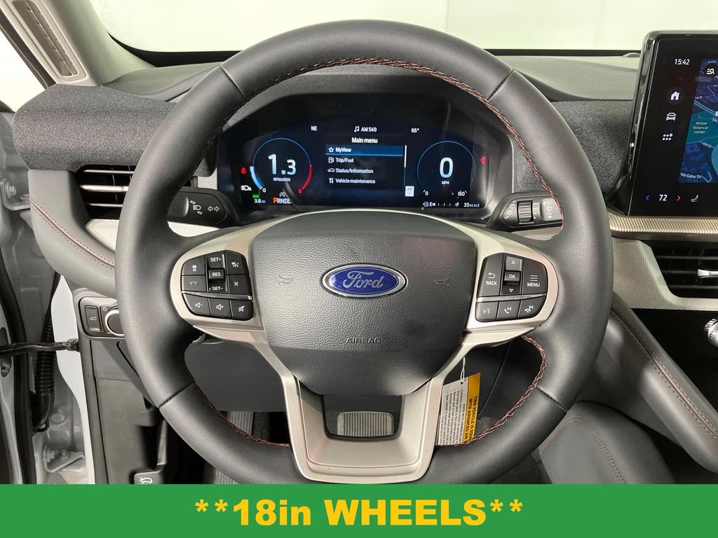 2026 Space White Metallic Ford Explorer Active RWD SUV