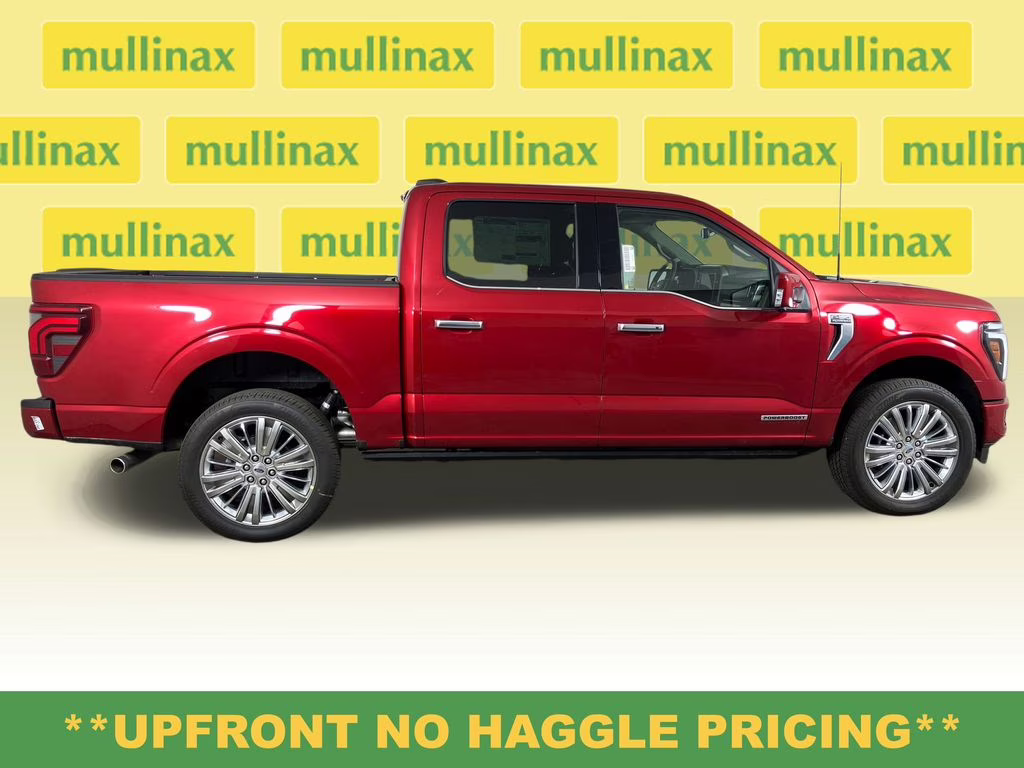 2025 Rapid Red Metallic Tinted Clearcoat Ford F-150 Platinum 4X4 Truck