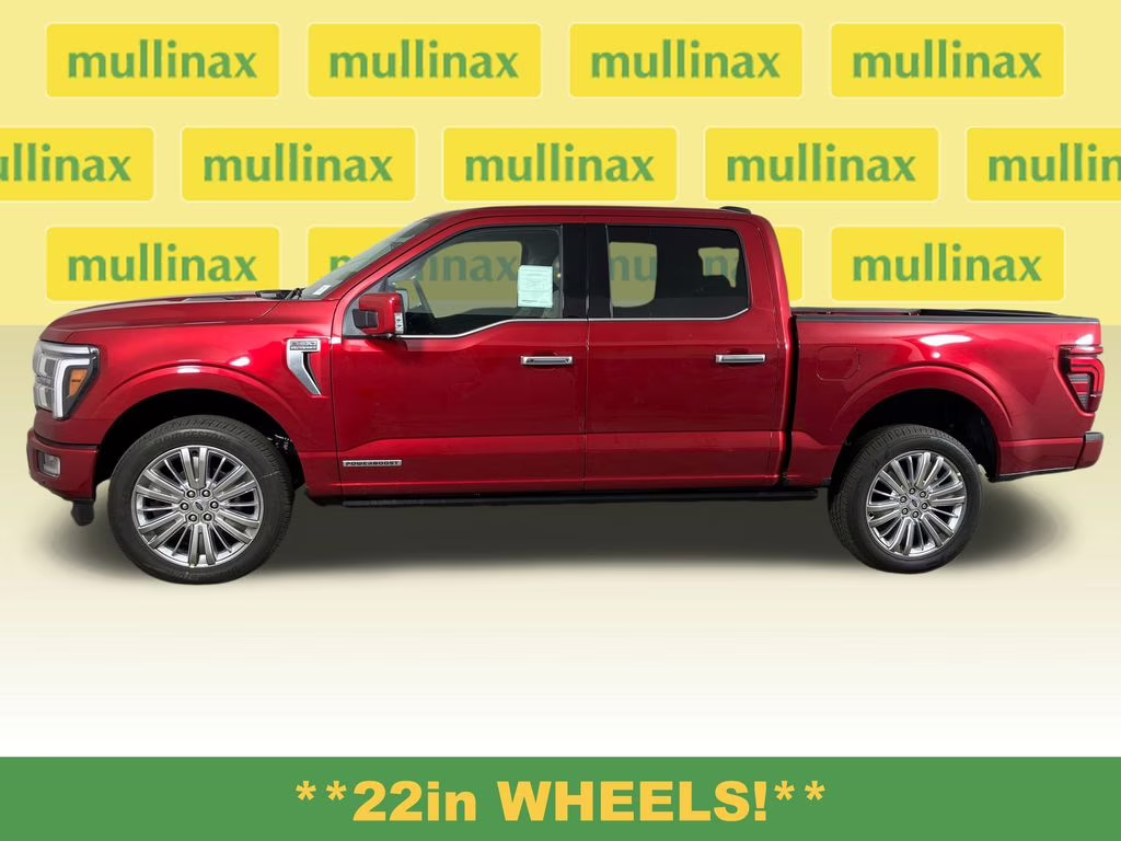 2025 Rapid Red Metallic Tinted Clearcoat Ford F-150 Platinum 4X4 Truck