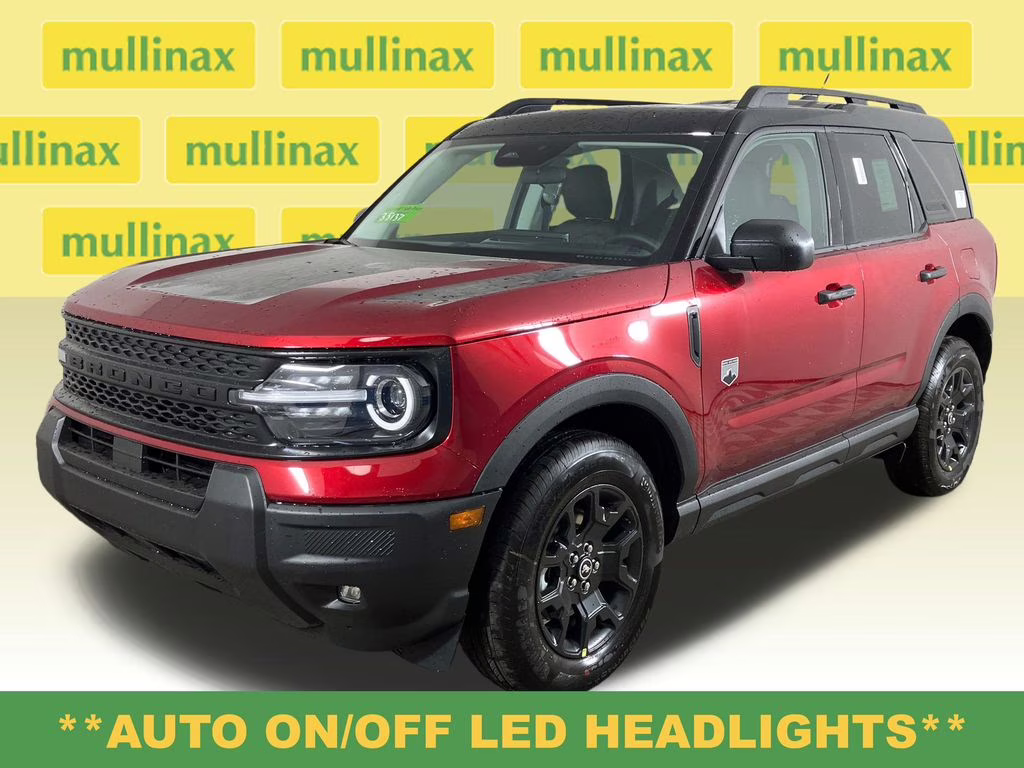 2025 Ruby Red Metallic Tinted Clearcoat Ford Bronco Sport Big Bend 4X4 SUV