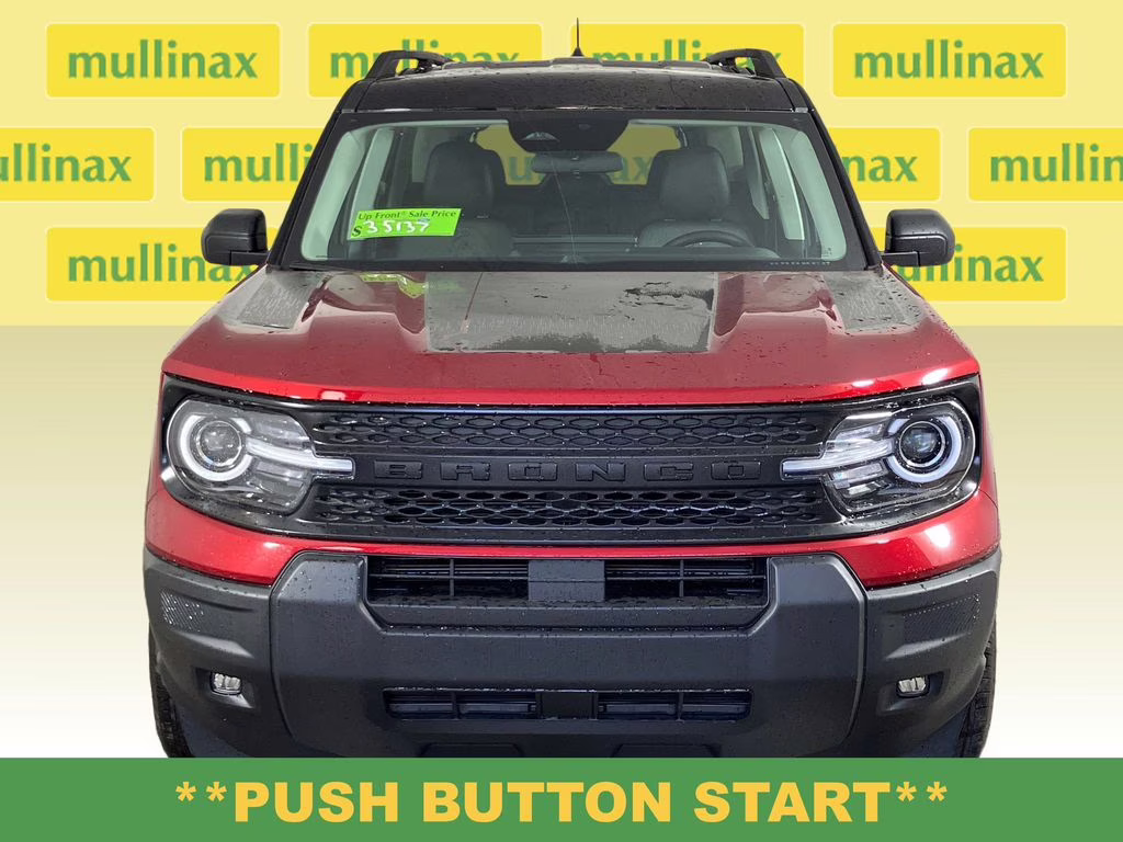 2025 Ruby Red Metallic Tinted Clearcoat Ford Bronco Sport Big Bend 4X4 SUV