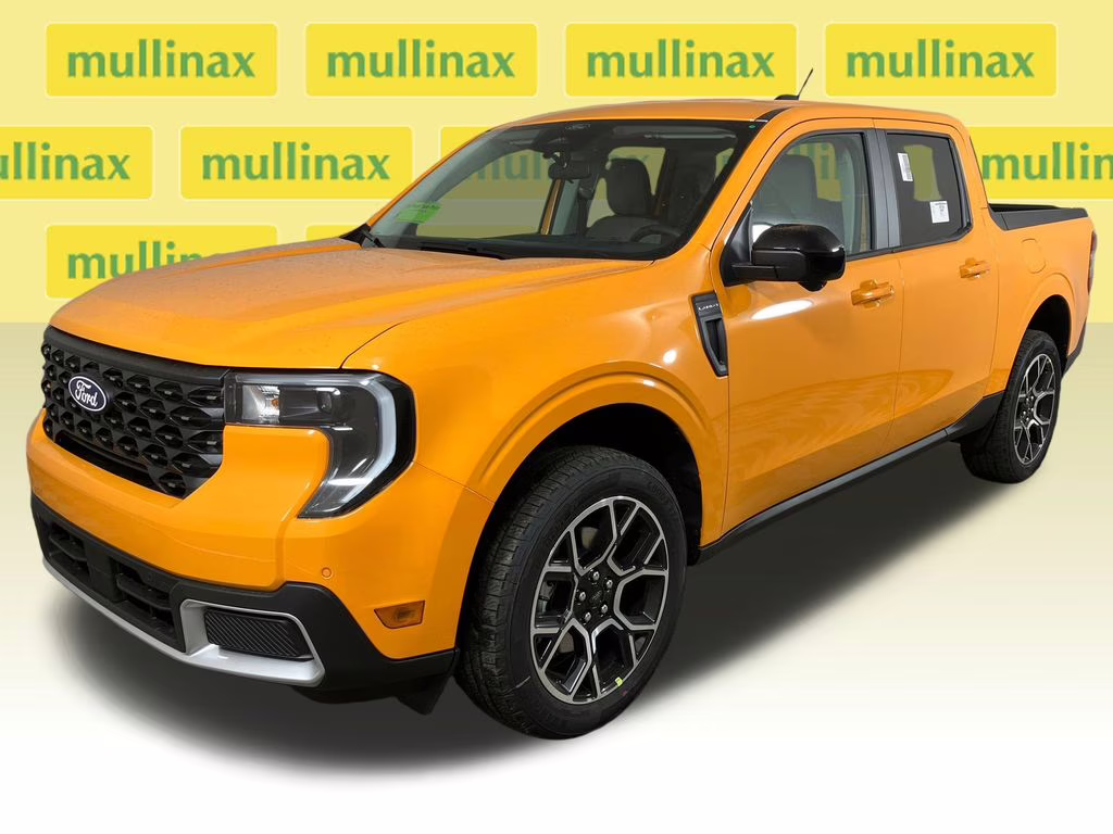 2026 Orange Fury Metallic Tri-Coat Ford Maverick Lariat AWD Truck