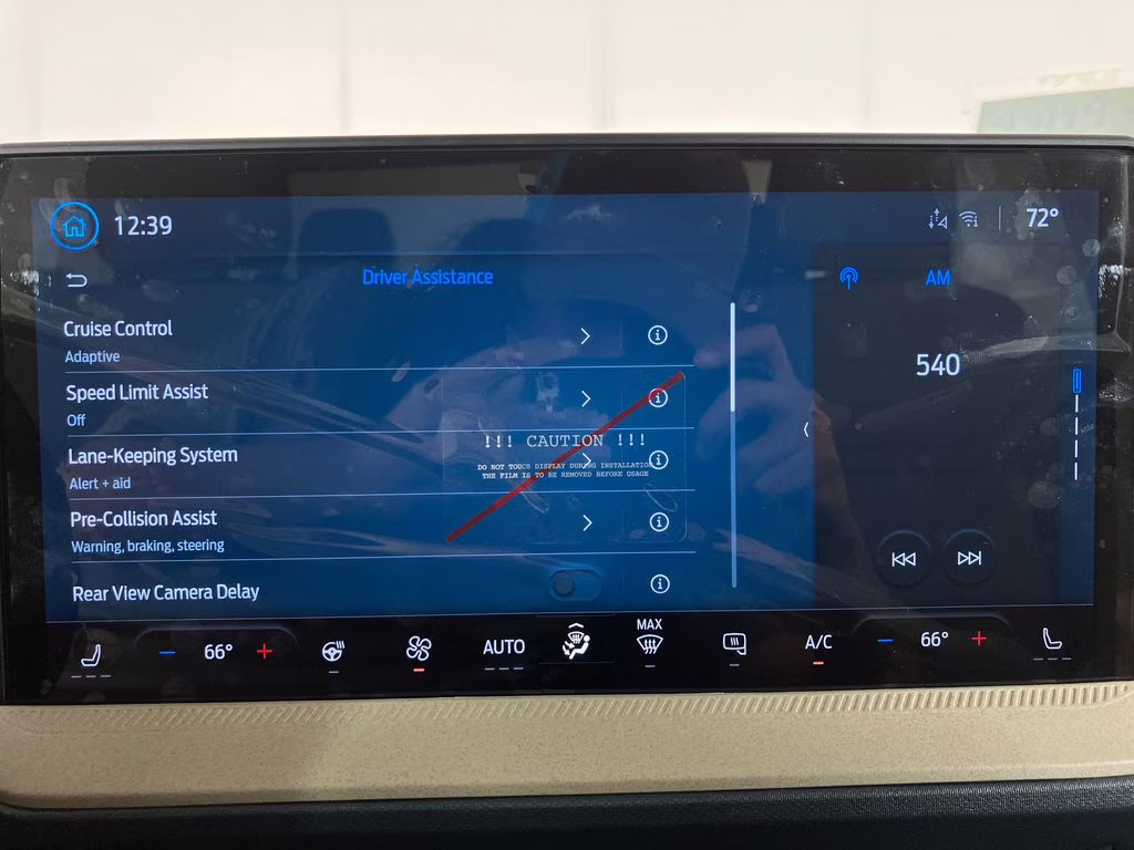 2026 Orange Fury Metallic Tri-Coat Ford Maverick Lariat AWD Truck