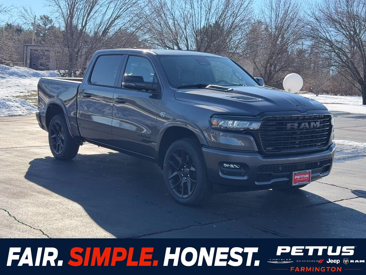 2026 Granite Crystal Metallic Clearcoat Ram 1500 Laramie 4X4 Truck