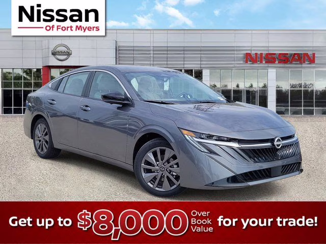 2026 Gun Metallic Nissan Sentra SL FWD Sedan