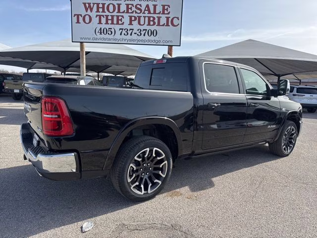 2026 Diamond Black Ram 1500 Limited Longhorn 4X4 Truck