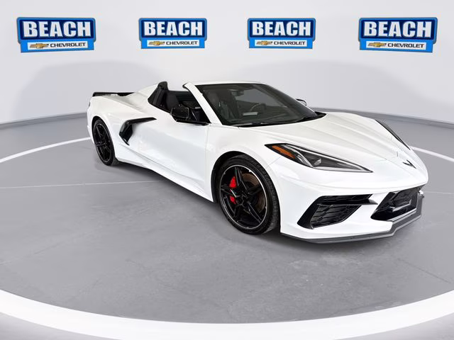2023 Arctic White Chevrolet Corvette Stingray RWD Convertible