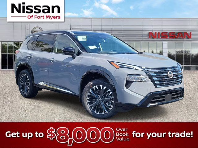 2026 Boulder Gray/Super Black Nissan Rogue Platinum AWD SUV