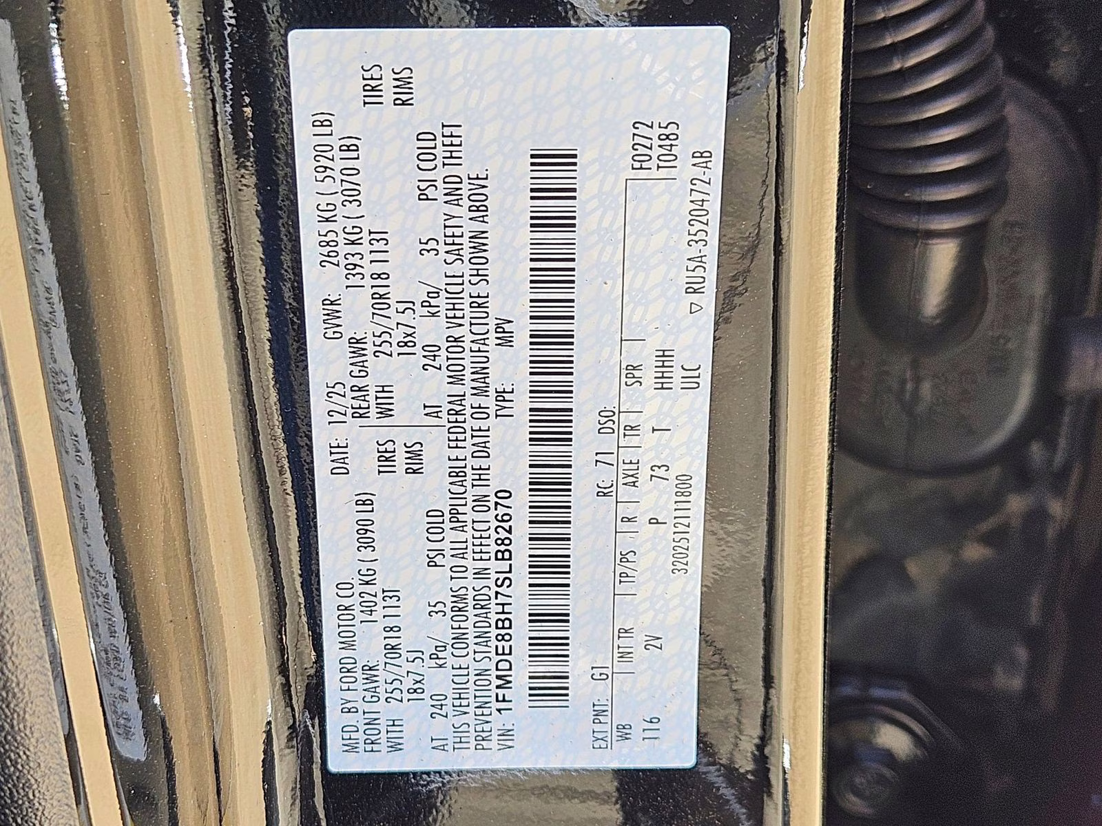 2025 Shadow Black Ford Bronco Outer Banks 4X4 SUV