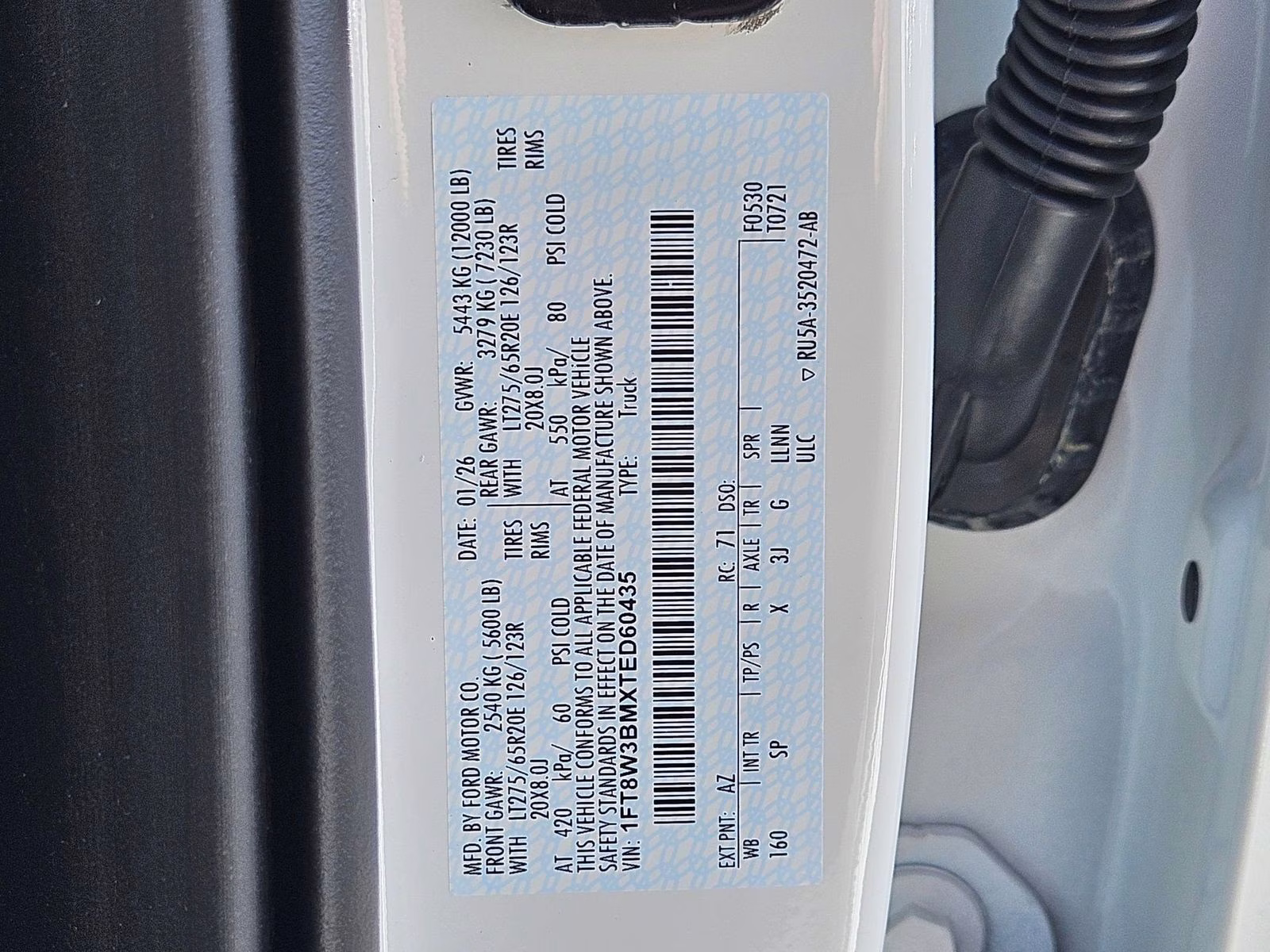 2026 White Metallic Ford Super Duty F-350 SRW King Ranch 4X4 Truck