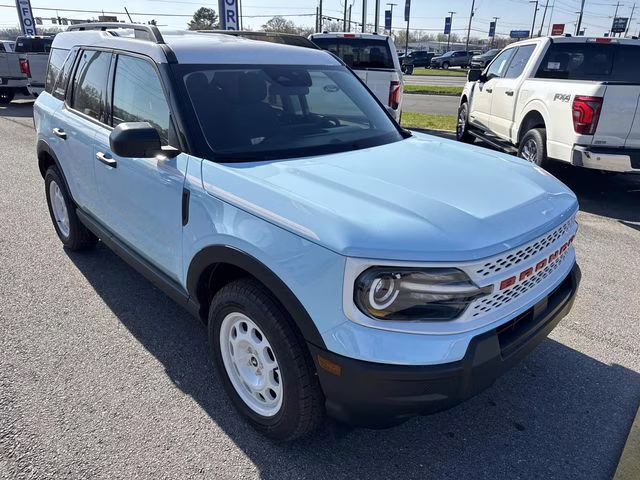 2026 Blue Ford Bronco Sport Heritage 4X4 SUV