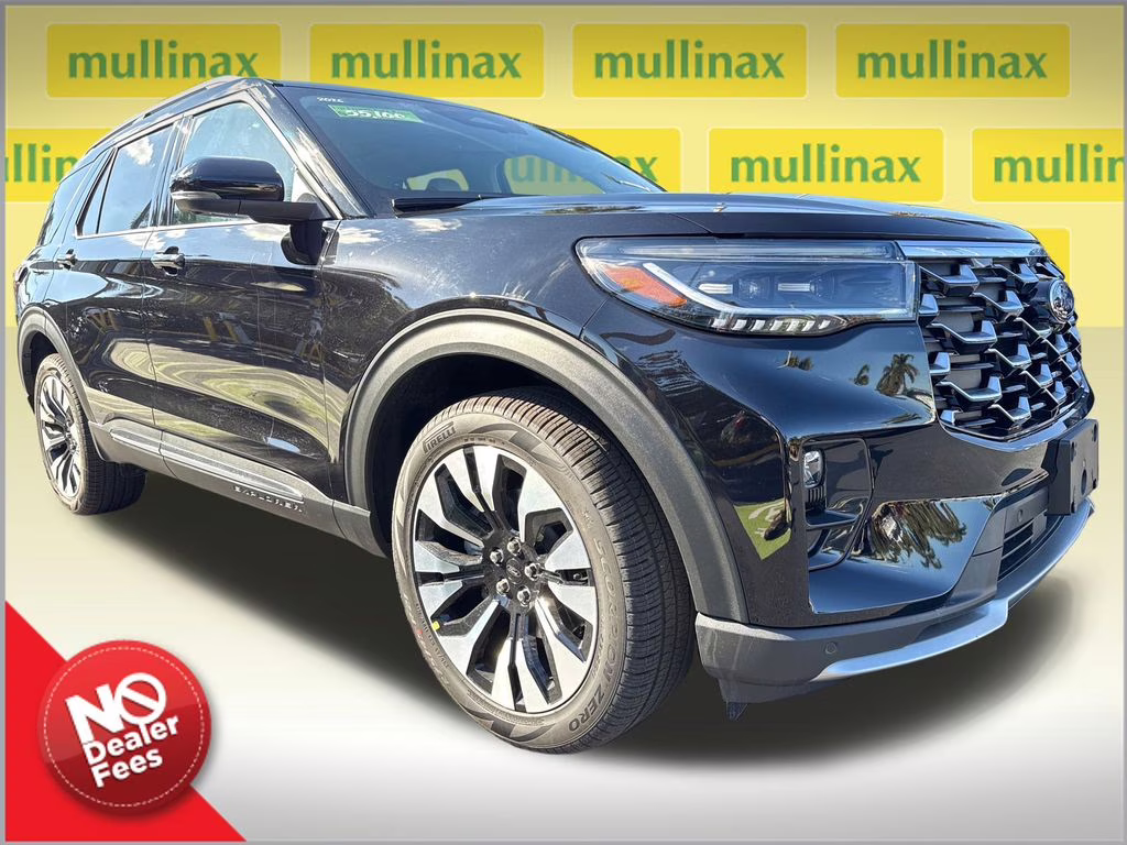 2026 Agate Black Metallic Ford Explorer Platinum 4X4 SUV