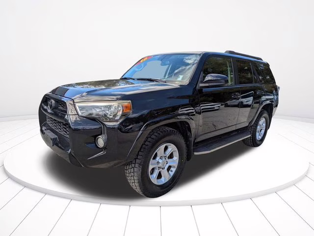 2016 Midnight Black Metallic Toyota 4Runner SR5 RWD SUV