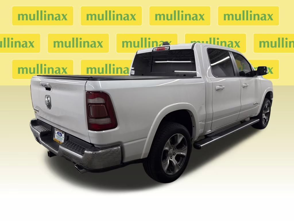 2019 Ivory White Tri-Coat Pearlcoat Ram 1500 Laramie RWD Truck