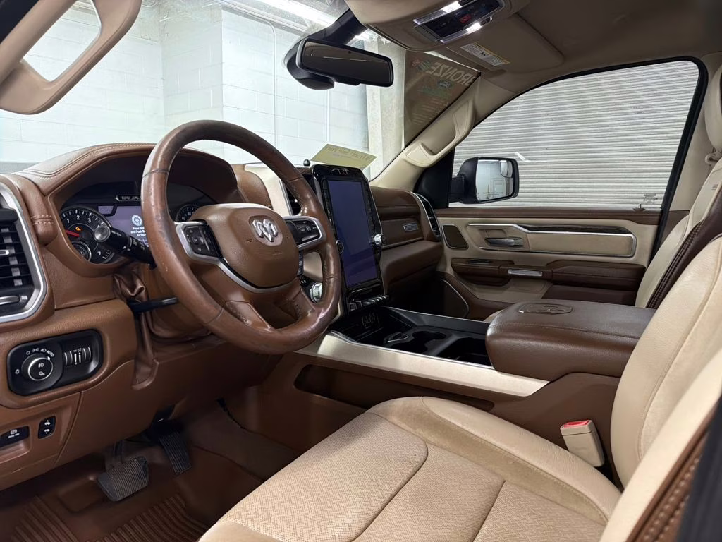 2019 Ivory White Tri-Coat Pearlcoat Ram 1500 Laramie RWD Truck