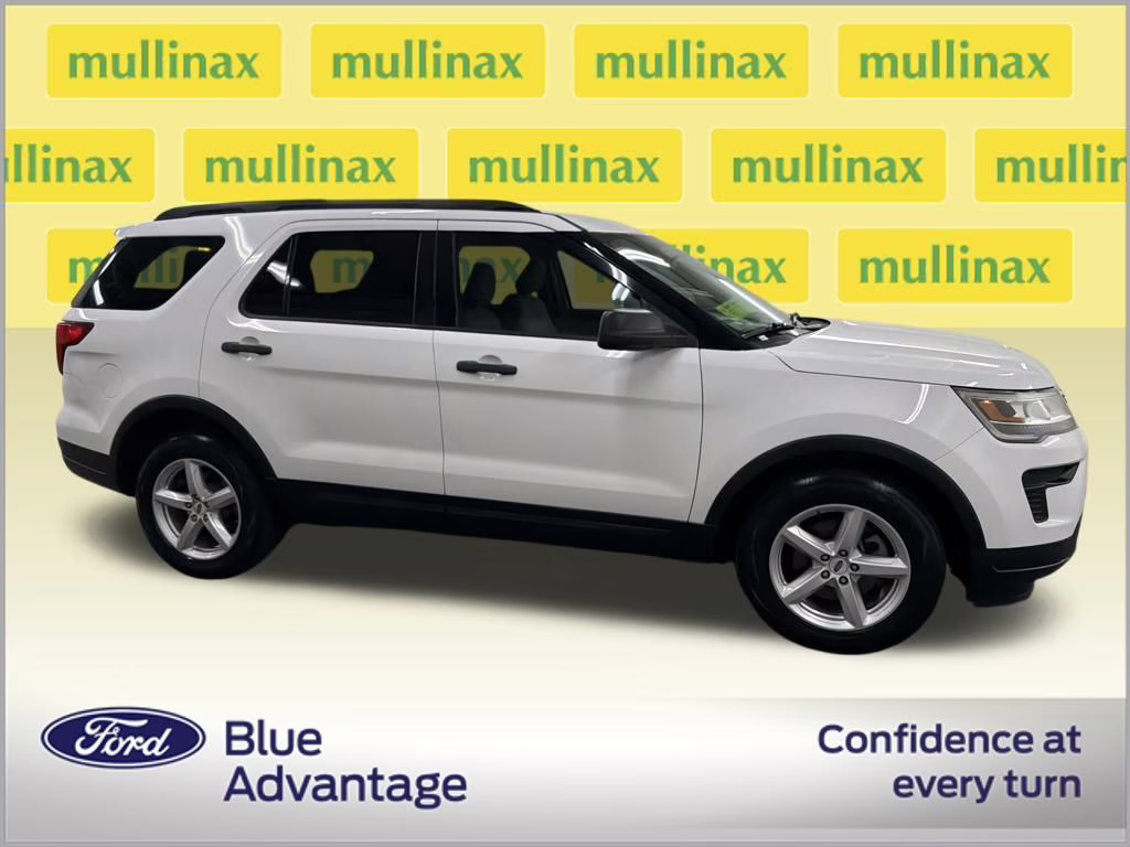 2019 Oxford White Ford Explorer Base FWD SUV