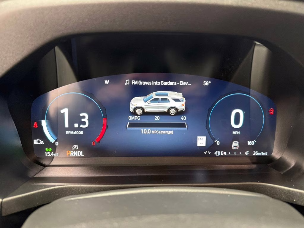 2026 STAR WHITE TRI-COAT Ford Explorer ST-Line RWD SUV