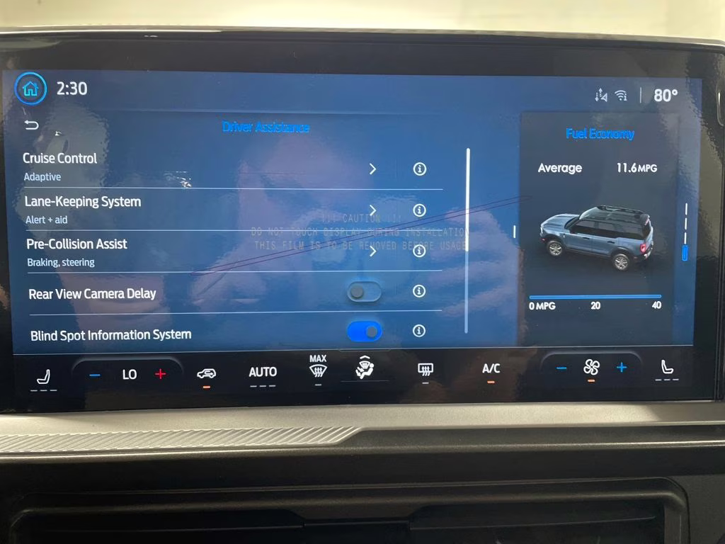 2025 RUBY RED TC Ford Bronco Sport Big Bend 4X4 SUV