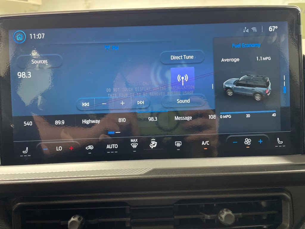 2025 AZURE GRAY TRI-COAT Ford Bronco Sport Big Bend 4X4 SUV