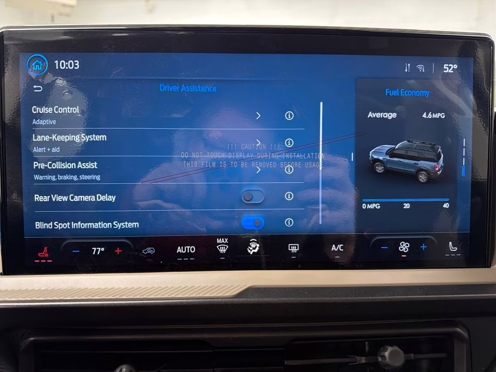 2025 SHADOW BLACK Ford Bronco Sport Big Bend 4X4 SUV