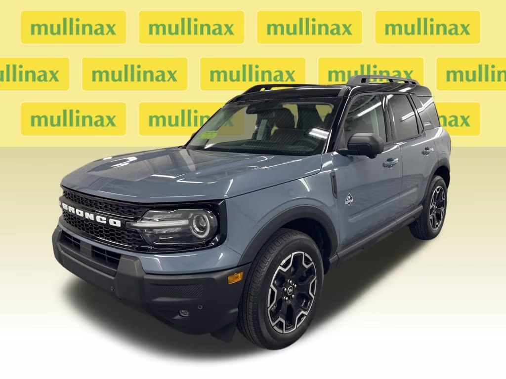 2025 AZURE GRAY TRI-COAT Ford Bronco Sport Outer Banks 4X4 SUV
