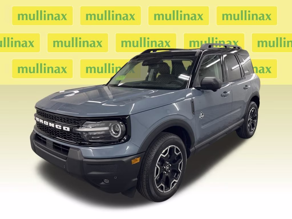 2025 AZURE GRAY TRI-COAT Ford Bronco Sport Outer Banks 4X4 SUV